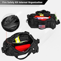 Kit de premiers soins de sécurité incendie d'urgence pour la famille avec couverture anti-feu gants résistants à la chaleur corde d'évacuation vente en gros