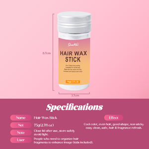 Cera de cabelo Vara para Perucas Gel Creme Styling Cabelo Quebrado Artefato Frizz Fixo Fofo Crianças Homens e Mulheres Styling Cera - Product Image 6