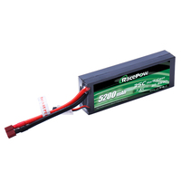 Racepow paket baterai mobil Rc, baterai mobil Rc keluaran 2s 7.4v 35c 5200mah Oem isi ulang baterai Lipo casing Keras baterai Rc