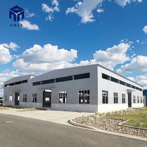 Taller Modular de acero ligero prefabricado Kit de cabina de gran envergadura Servicios de soldadura Cobertizos de estructura de almacén de acero metálico prefabricados - Product Image 1