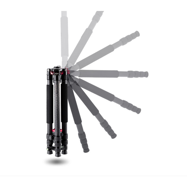 Triopo Professional Portable Camera Carbon Fiber Big Tripods for Photography Shooting Video Stand for Phone Mobile Stand