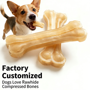 Huesos Masticables para Perros de Piel Cruda Natural al por Mayor, Huesos con Alto Contenido de Proteína, Sin Aditivos Artificiales - Product Image 1