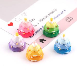 Ornements de Noël en résine, couleur dégradée, forme irrégulière, décorations artisanales DIY pour la décoration des fêtes - Product Image 4