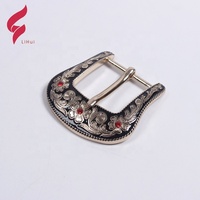 Boucle de ceinture de cow-boy pour femme, style western, 38 mm, en zinc, logo gravé, écologique, style vintage, sans plomb, sans nickel