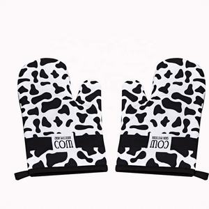 Guantes de Cocina de Poliéster Ecológicos y Duraderos, Aislantes, con Diseño de Leopardo, para Cocinar, Microondas, Hornear, Barbacoa, Manoplas para Horno - Product Image 4