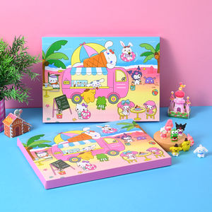 BoTu 40 شكل أنيمي مفاجأة صندوق أعمى Kt دمية ميلودي صندوق هدايا كرتون ثقب الزي الأطفال اليدوية هدية عيد ميلاد فتاة - Product Image 2