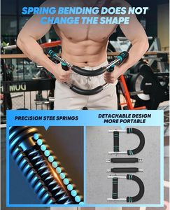 Bellewins 30/40/50kg có thể điều chỉnh ngực tập luyện thiết bị cầm tay điện <span class=keywords><strong>Twister</strong></span> thanh <span class=keywords><strong>Twister</strong></span> cánh tay huấn luyện viên - Product Image 2