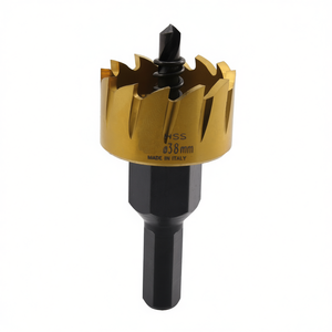 Hss Hole <b>Saw</b> Blade 38 Mm Titanium Coated For Wood Metal Drilling - Product Image 2