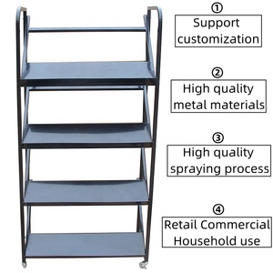 Tùy chỉnh thương mại showroom hoa quà tặng gói tường giấy cuộn tầng thường vụ cho bột tráng kim loại Rack hiển thị đứng chủ - Product Image 4