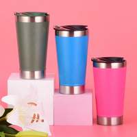 Gobelets isothermes personnalisés de 600 ml (20 oz) pour boissons, écologiques, lavables au lave-vaisselle, de qualité supérieure, pour boissons chaudes ou froides, idéaux comme souvenirs.
