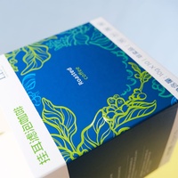 Impression de boîtes de café et de thé personnalisés CMJN Boîtes de présentation en papier carton UV locales pour l'emballage du café