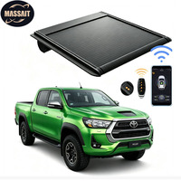 MASSAIT Couvre-benne rigide rétractable pour Toyota Hilux Revo et Ford F-150 5.5FT – Couvercle de benne à rouleaux pour pick-up