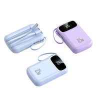 Power Bank Mobil Multifungsi 15W Pengisi Daya Nirkabel Magnetik PD 20W Pengisian Cepat Powerbank Portabel OEM ODM Pengisi Daya Ponsel Perjalanan