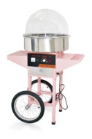 Machine à barbe à papa électrique automatique personnalisée en acier inoxydable commercial avec contrôle de la température 220V