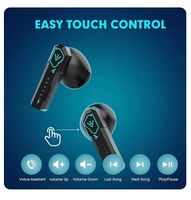 Casque de jeu sans fil intra-auriculaire X37 Premium avec faible latence, écran LED pour les joueurs de musique avec collier