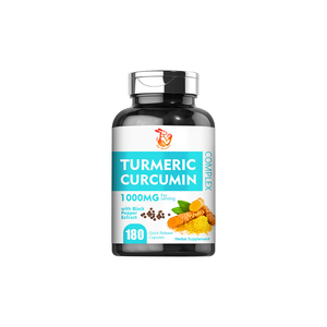 Cápsulas de Cúrcuma y Curcumina para Adultos, Personalizadas de Fábrica, Extractos Herbales, Salud de las Articulaciones, Promueven la Energía, Cápsulas para Mejorar la Función - Product Image 1