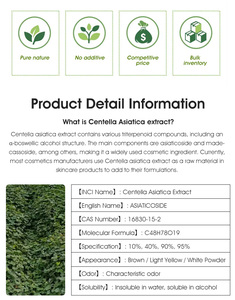 <span class=keywords><strong>ราคา</strong></span>ที่ดีที่สุด Gotu Kola สารสกัดจากผงเอเซียกรด90% - Product Image 3