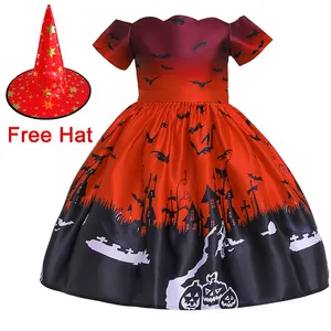 Yaz kız prenses elbise bebek çiçek aplikler Cosplay kostüm giyim çocuk parti topu elbiseler WS005