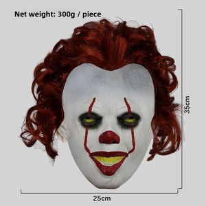 Máscara de Payaso de Terror de la Película F: El Regreso del Payaso, Accesorio para Disfraces, Halloween y Bromas - Product Image 6
