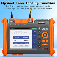 COMPTYCO A5280A/U OTDR multifonctionnel 1310/1550nm 32/30dB 120km avec OPM LS VFL RJ45 Tracker Écran tactile 4.3 Testeur OTDR fibre