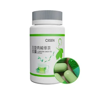 OEM L-carnitine Green-tea Capsules fat reduction weight loss nutritional supplements for appetite control