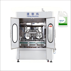 Máquina Automática de Llenado de Fertilizantes Líquidos, Línea de Producción de Llenado de Compuestos Orgánicos Resistente a la Corrosión para Barriles de Vidrio, PLC - Product Image 1