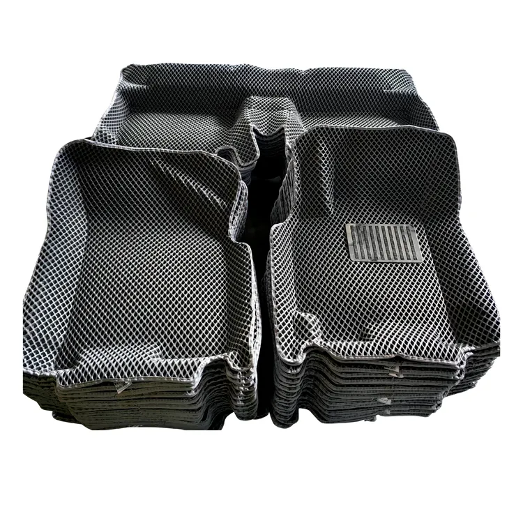 Antiderrapante Car Floor Mats Impermeável Car Trunk Foot Mat esteira do carro Eva sem costura