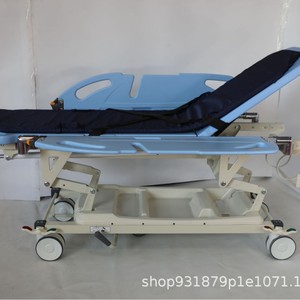 Carrito de Transporte Médico Manual con Manivela, Altura Ajustable, 4 Ruedas, Mobiliario Hospitalario para Uso en Emergencias y Pacientes - Product Image 4