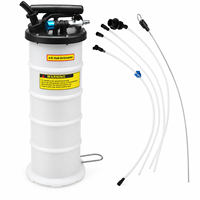 Extracteur d'huile en plastique 6,5 L, manuel et pneumatique, pour vidange d'huile moteur et de liquide de frein, outil de réparation automobile OEM