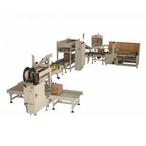 China corrugated cardboard production line corrugated carton box packing machine Automatic Case packer