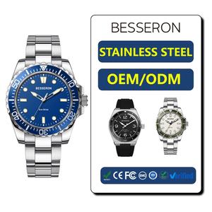 Nouvelle montre à quartz solaire OEM pour homme en acier inoxydable, boîtier 2170, étanche 10 ATM, réserve de marche, tendance 2170 solaire - Product Image 1