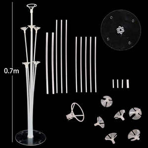 Kit de Columnas para Globos, Kit de Soporte para Globos, Base para Poste de Globos, Decoración para Fiestas de Cumpleaños, Bodas y Hogar - Product Image 4