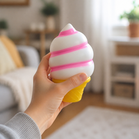 Jouet Squishy Réaliste Glace Southpeak, en TPR Solide à Dégradé de Couleurs, à Rebond Lent, Anti-Stress Sensoriel, Outil d'Aide à la Concentration pour TDAH