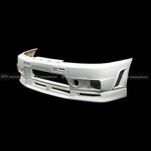 ขอบด้านหน้าสไตล์400R (สำหรับ Nissan Skyline BCNR33 GTR กันชนหน้า400R) วัสดุกระจกแบบไม่ทาสี - Product Image 2