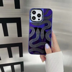Funda para Teléfono con Diseño de Serpiente Sexy, Superventas, para iPhone 15 14 Pro XS, con Espejo, Antigolpes, para Accesorios de Apple - Product Image 2