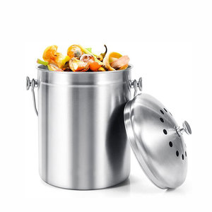 with double layer lid recycling for food waste compost bin worms charcoal worm compost