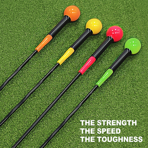 Entrenador de Swing de Golf con Empuñadura de Goma, Varilla Flexible, Ayuda para el Entrenamiento de Golf, Palo de Calentamiento para Potencia, Flexibilidad y Entrenamiento de Ritmo - Product Image 3