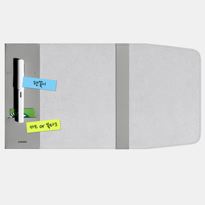 Korean style leather <b>A5</b> book cover, simple and elegant, suitable for reading and <b>notepads</b>. Removable cover. - Product Image 3