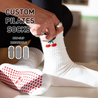 Chaussettes de yoga Pilates avec sangle antidérapante, respirantes et écologiques, idéales pour le cross-training