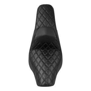 HCMOTORKU Motorfiets 2-Persoons Zadel met Rugleuning Kussen voor Harley Softail Low Rider FXLRST Sport Glide 18-Up - Product Image 3