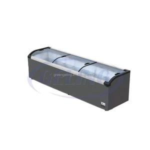 Congélateur hyperbolique 500L <span class=keywords><strong>600L</strong></span> 700L de conception d'îlot de réfrigération de conception d'arc double face commerciale de supermarché 850L - Product Image 6