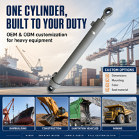 Cylindre hydraulique marin offshore avec capteur intelligent pour positionnement précis et stabilité d'attitude dans un environnement marin hostile