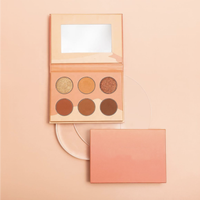 Mini palette d'ombres à paupières diamant mat et miroitant étanche personnalisée palette d'ombres à paupières cosmétiques palette de maquillage OEM