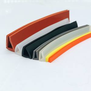 Profil en U en caoutchouc de silicone extrudé de 3 à 5 millimètres, service de découpe de <span class=keywords><strong>tuyau</strong></span> de coude automobile, bande d'étanchéité de bord flexible - Product Image 2