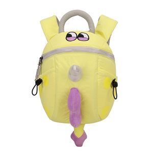 PLAYMAX Large Capacity Girls Cartoon Dinosaur Design Soft Shell Animal Prints Nylon Durable <b>Backpack</b> New Kindergarten Preschool - Product Image 4