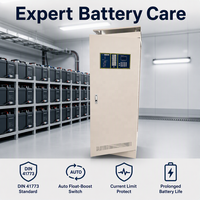 Armoire de puissance CC industrielle numérique intelligente avec chargeur de batterie GZDW, redresseur 6 pulsations et commande de phase SCR intégrée pour sous-station