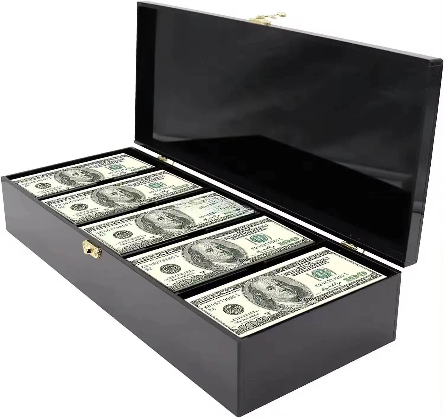 صندوق النقود القابل للغلق المصنوع من الأكريليك ومخصص حسب الطلب صندوق تخزين الأموال المصنوع من الأكريليك المنظم