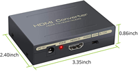 SY untuk ARC Audio Extractor 2.0 5.1ch untuk SPDIF+R/L Converter 4K30hz untuk PC Speaker Sound bar Theater Plug-and-Play 1 Tahun