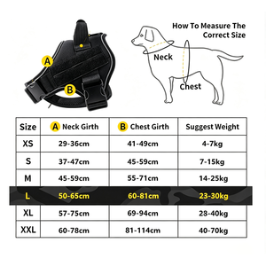 Manufacturer <b>Pet</b> Tactical Breathable Chest Strap Tow Rope Dog Vest Night Reflective Anti-Release Safety Towing - Product Image 4