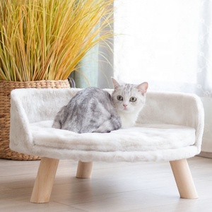 Heißes Plüsch rundes Katzen bett Katze warmes Haus weiches langes Plüsch Haustier Hunde bett für kleine Hunde Katzen nest 2 in 1 Haustier bett Kissen Schlafs ofa - Product Image 5
